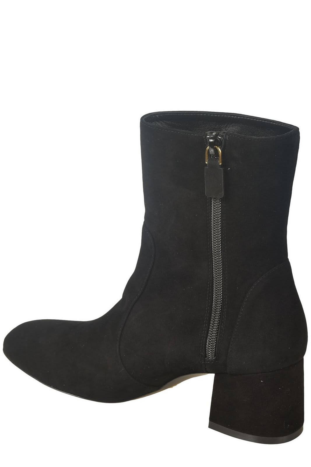 Shop Stuart Weitzman Pointed Toe Ankle Boots In Black