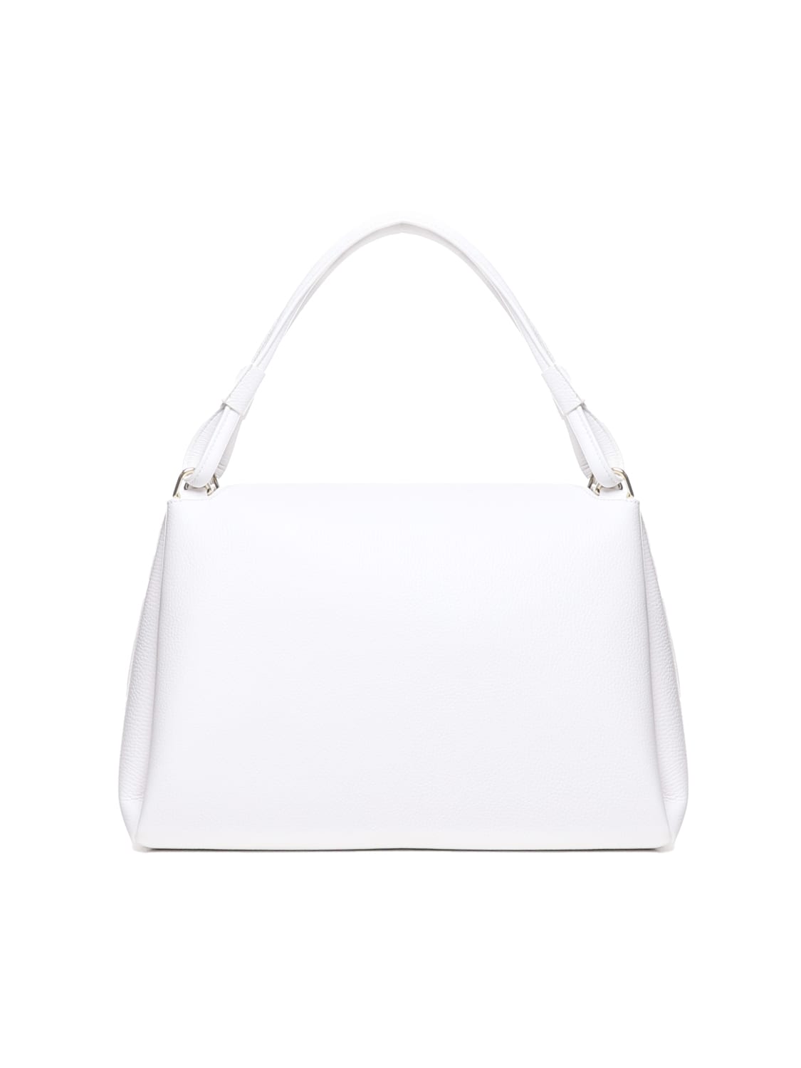 Shop Coccinelle Eclyps Medium Bag In Brillant White
