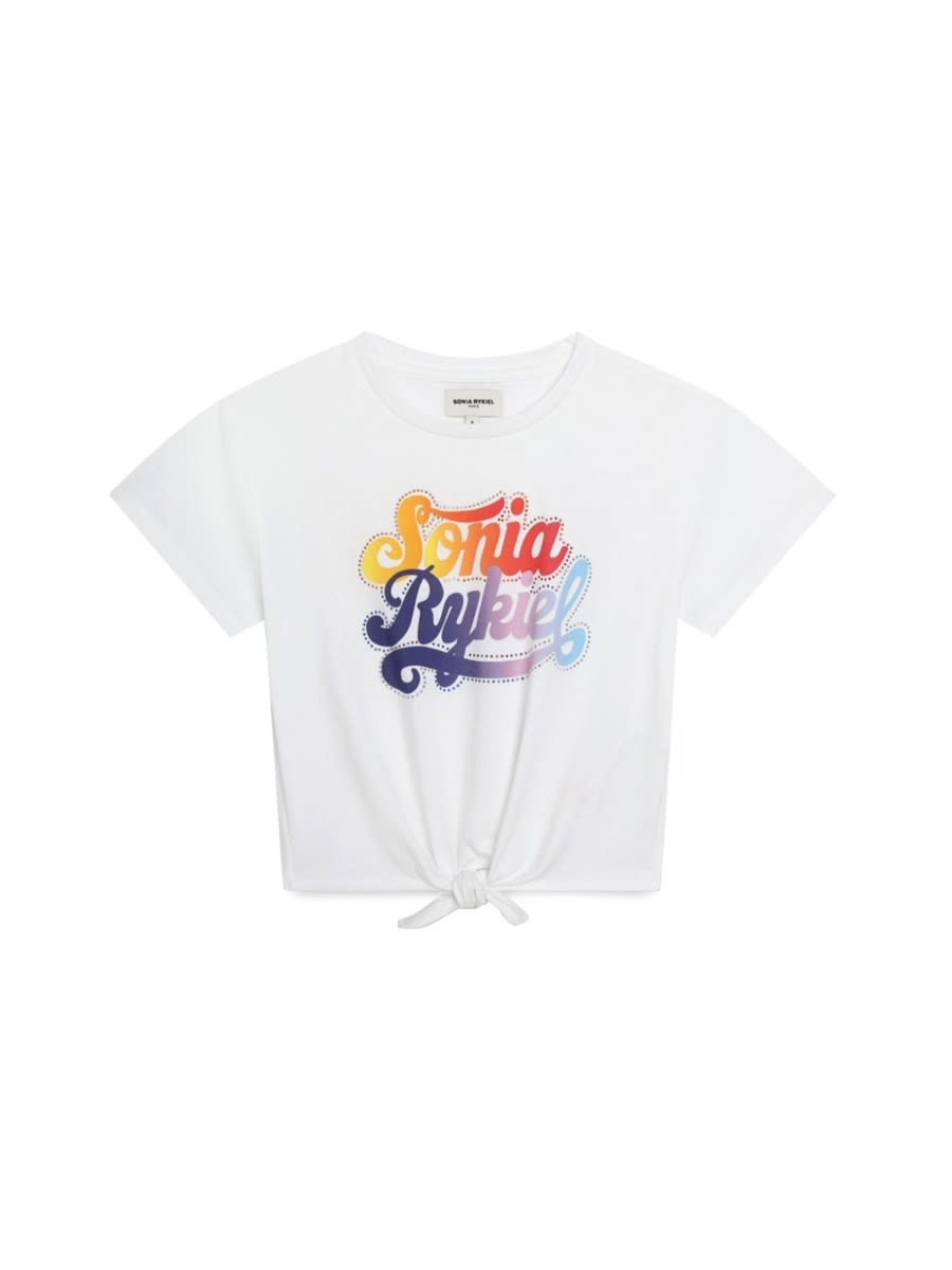 Sonia Rykiel Kids' Tee Shirt In White