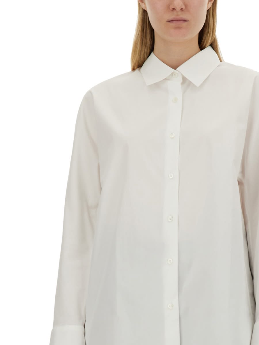 Shop Dries Van Noten Cotton Shirt In White