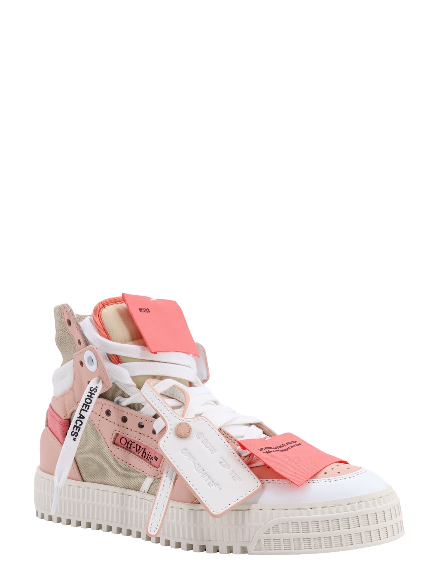Shop Off-white 30 Off Court Sneakers In Pink