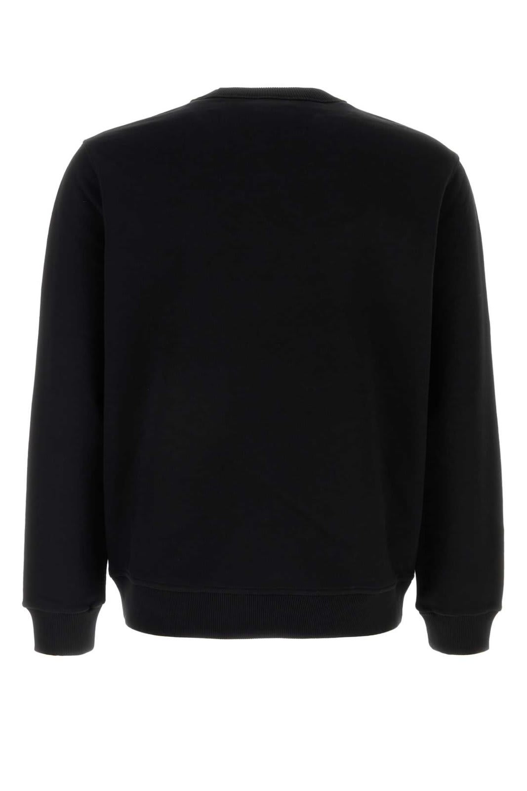 Shop Burberry Logo Printed Crewneck Sweatshirt In Black