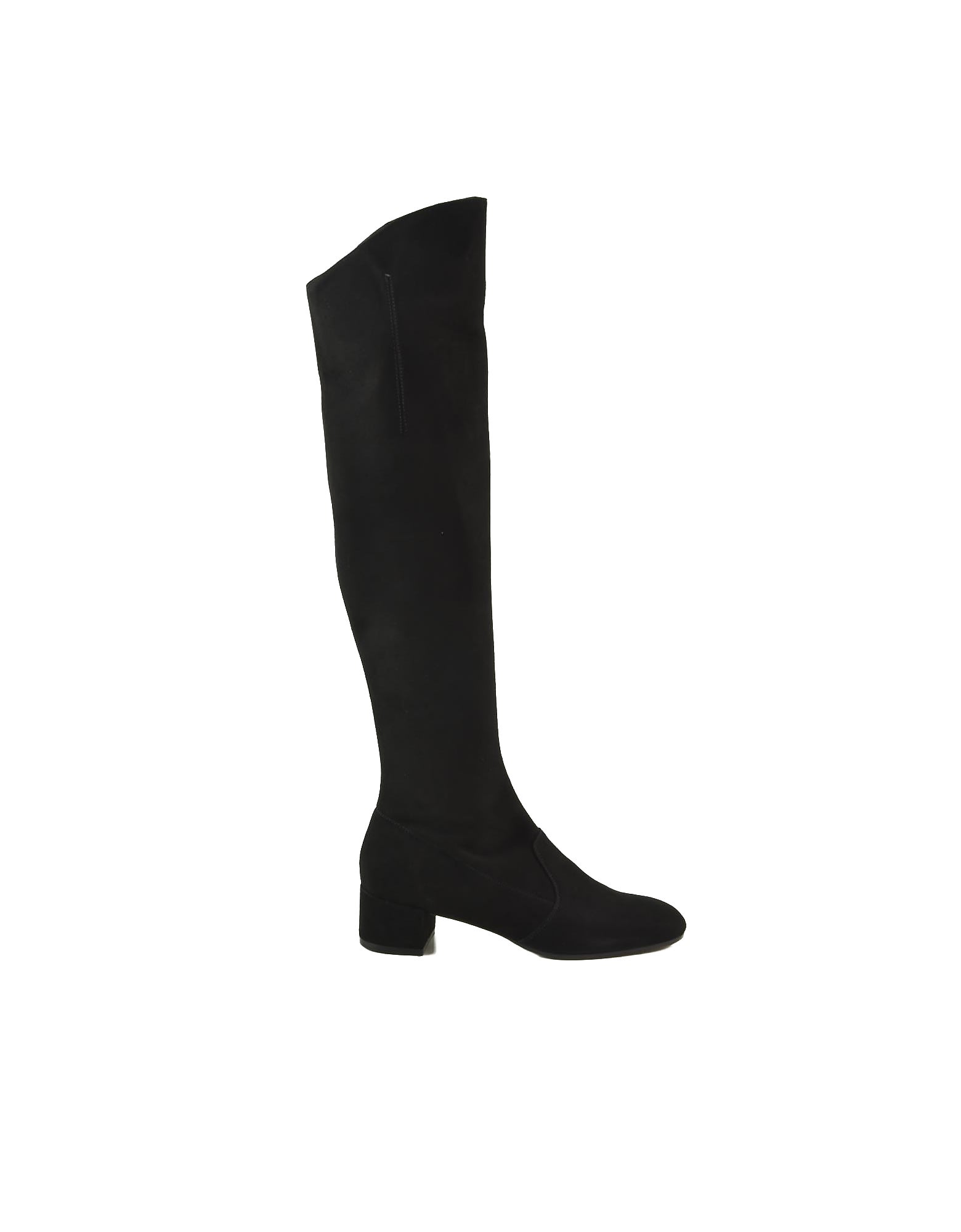 Lautre Chose Black To-the-knee Boots