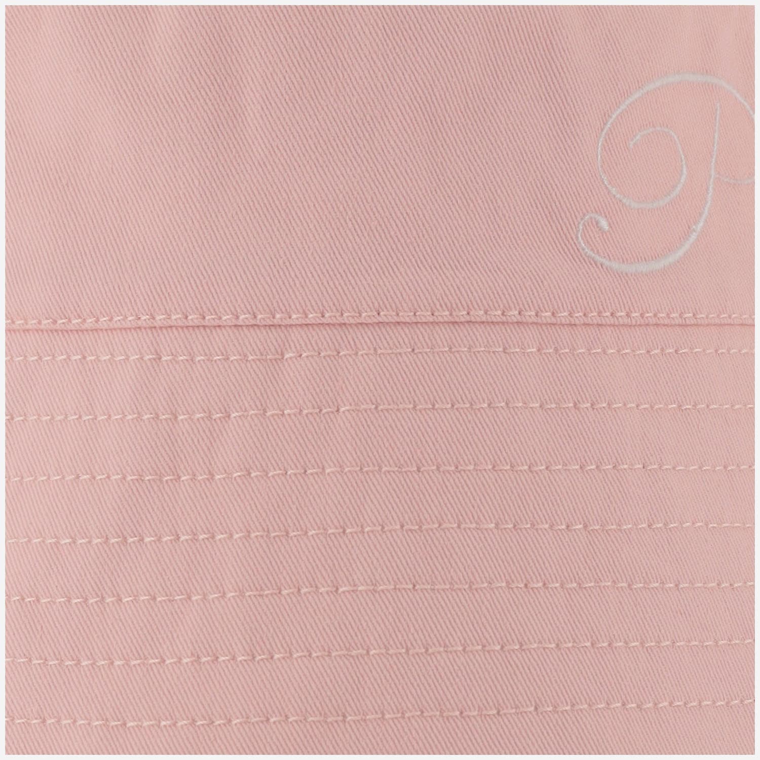 Patou Light Pink Logo-embroidered Bucket Hat In Pink