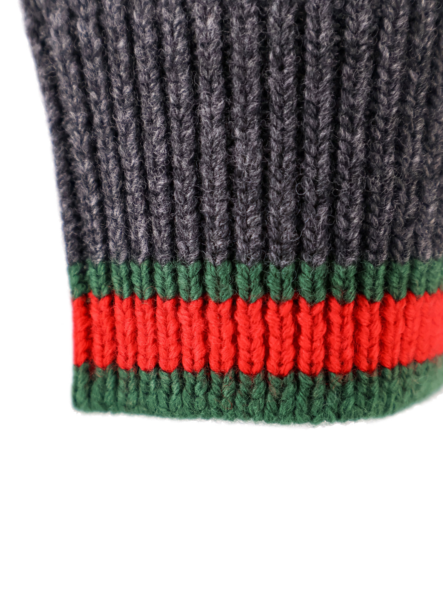 Gucci Wool And Cashmere Sweater In Charcoalgreymc