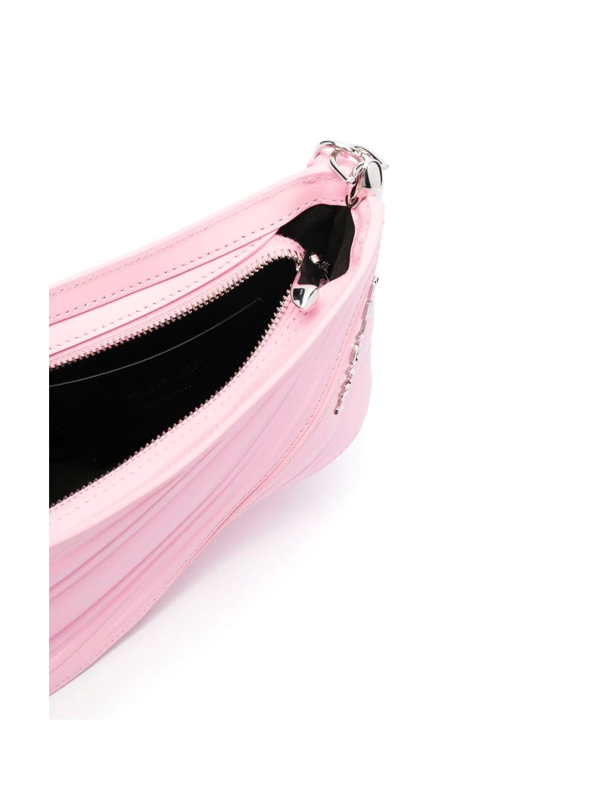 Shop Mugler Shoulder Bag In Pink
