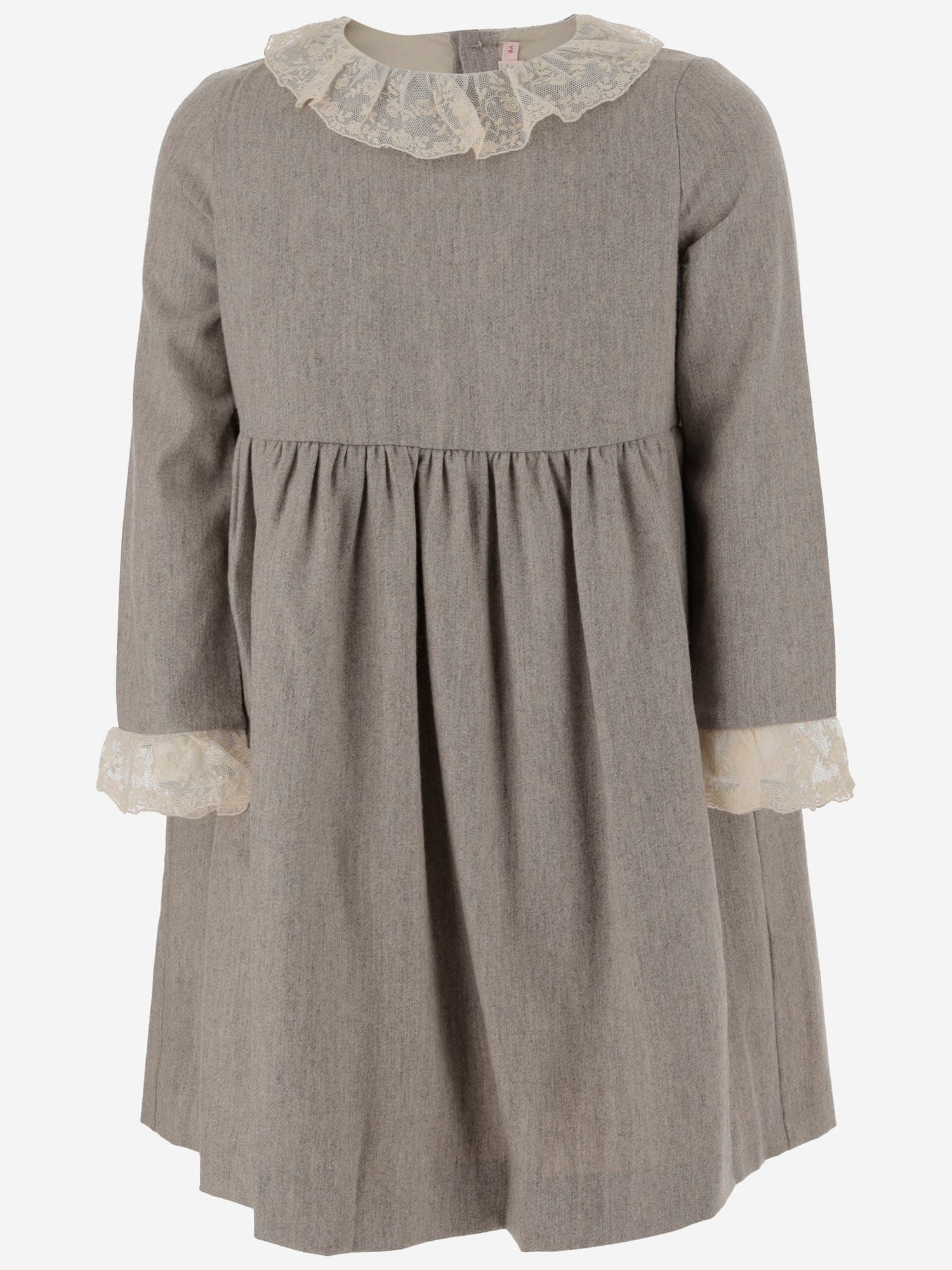 Bonpoint Wool Dress In Dove Grey