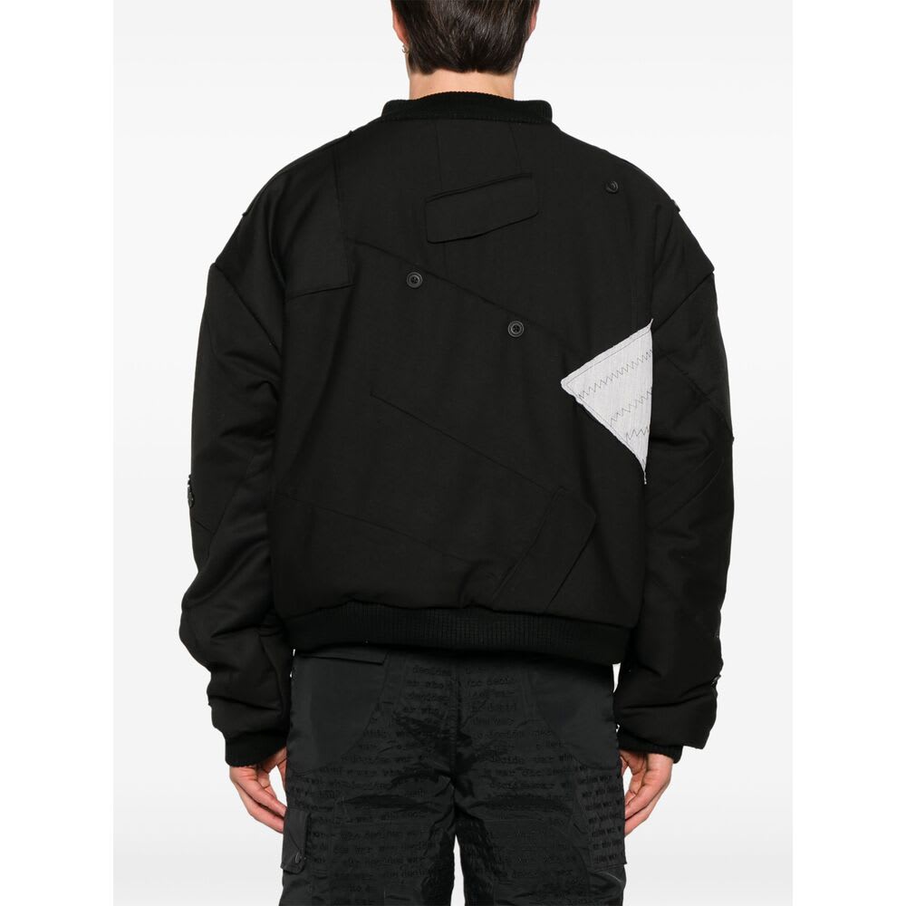 Who Decides War Patchwork-design Jacket In Black