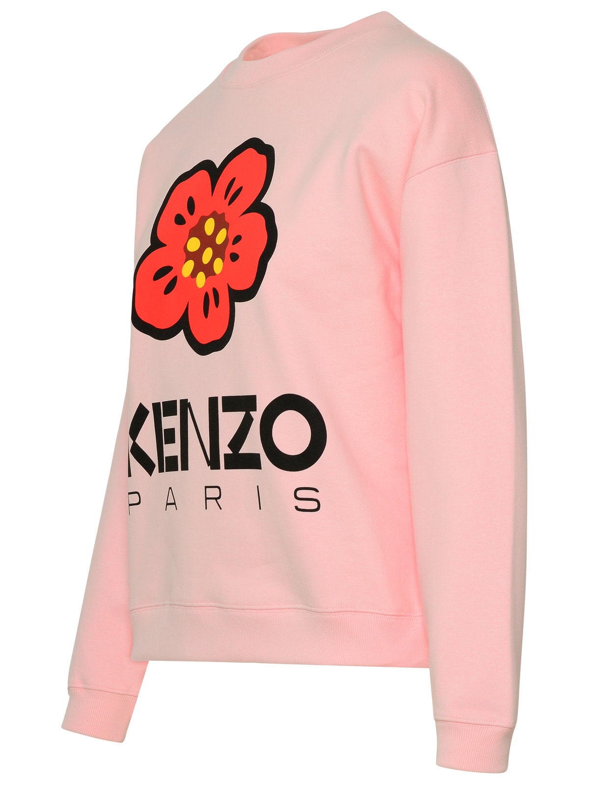 Shop Kenzo Rose Cotton Sweatshirt In Pink