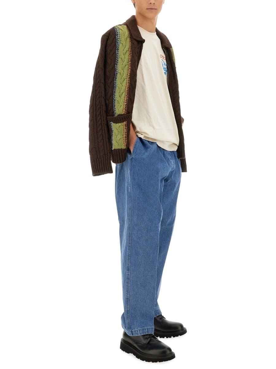 Obey Cardigan "ezra" In Multicolour