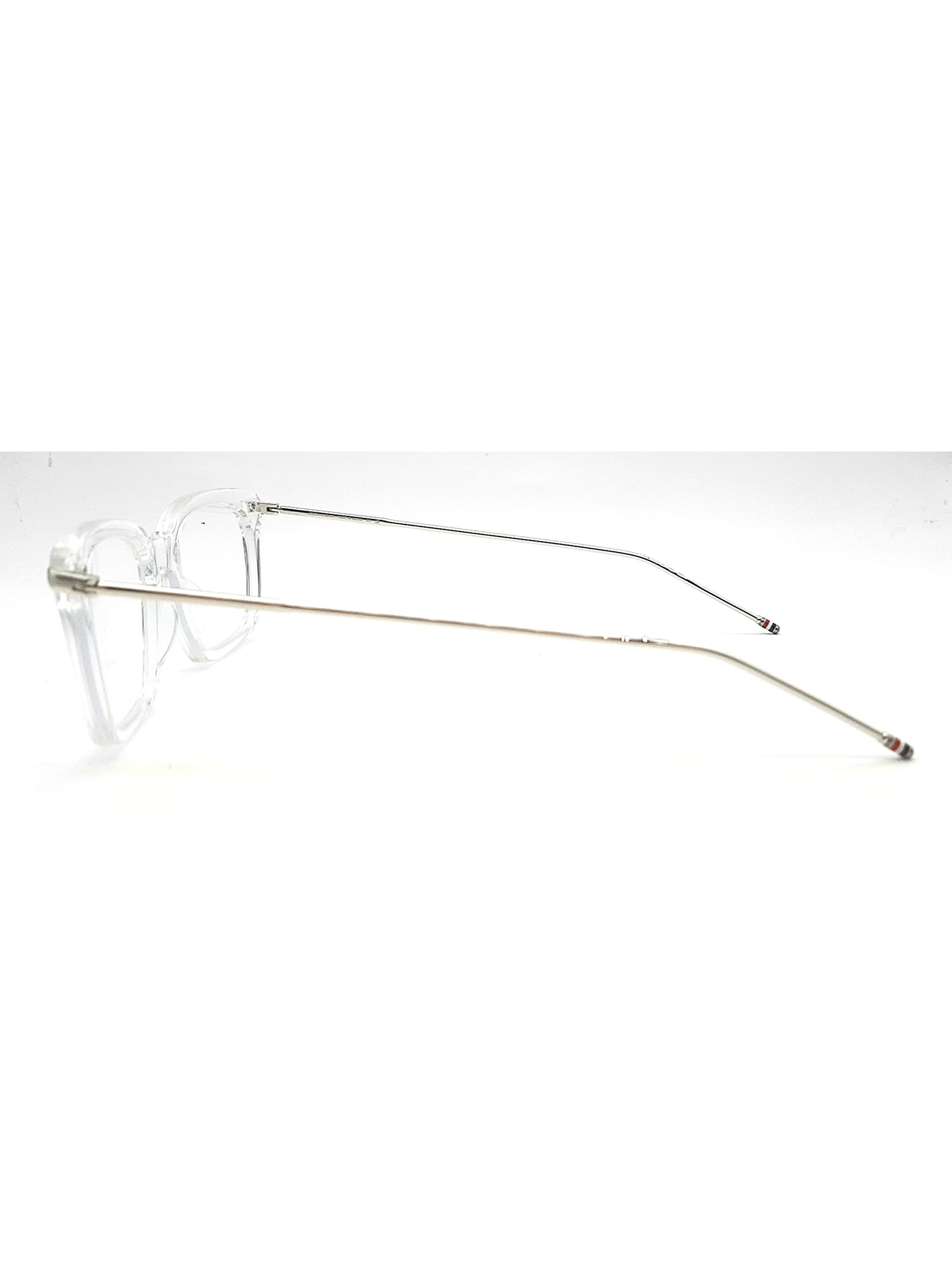 Shop Thom Browne Ueo701a/g0003 Eyewear In Clear / Transparent