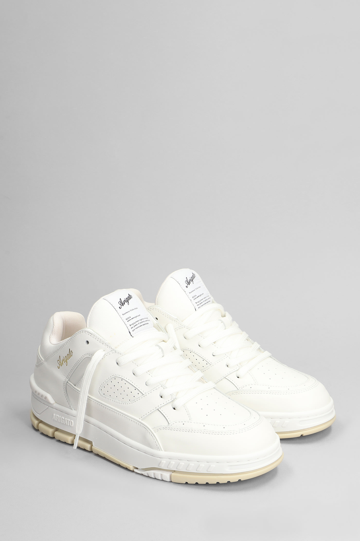 Axel Arigato Area Lo Sneaker Sneakers In White Leather In White