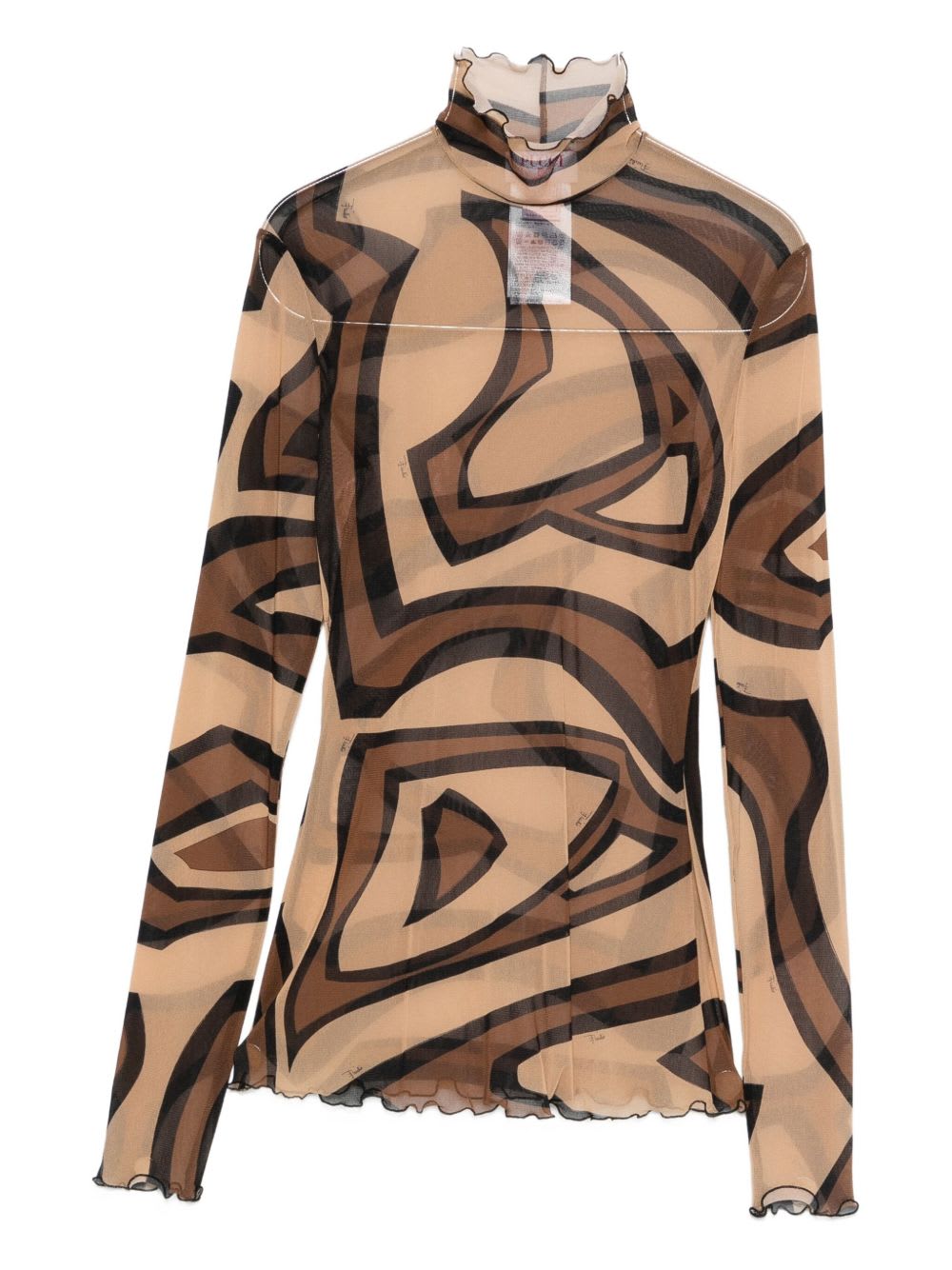 Pucci Printed Midi Dress In Multi