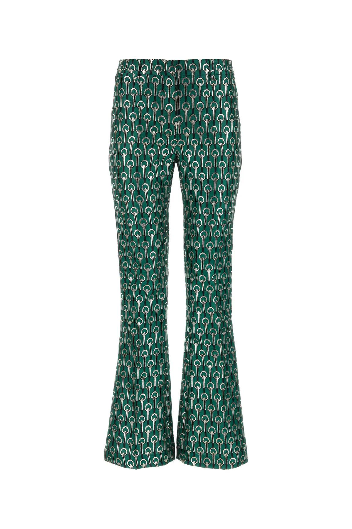 Embroidered Polyester Blend Girino Pant