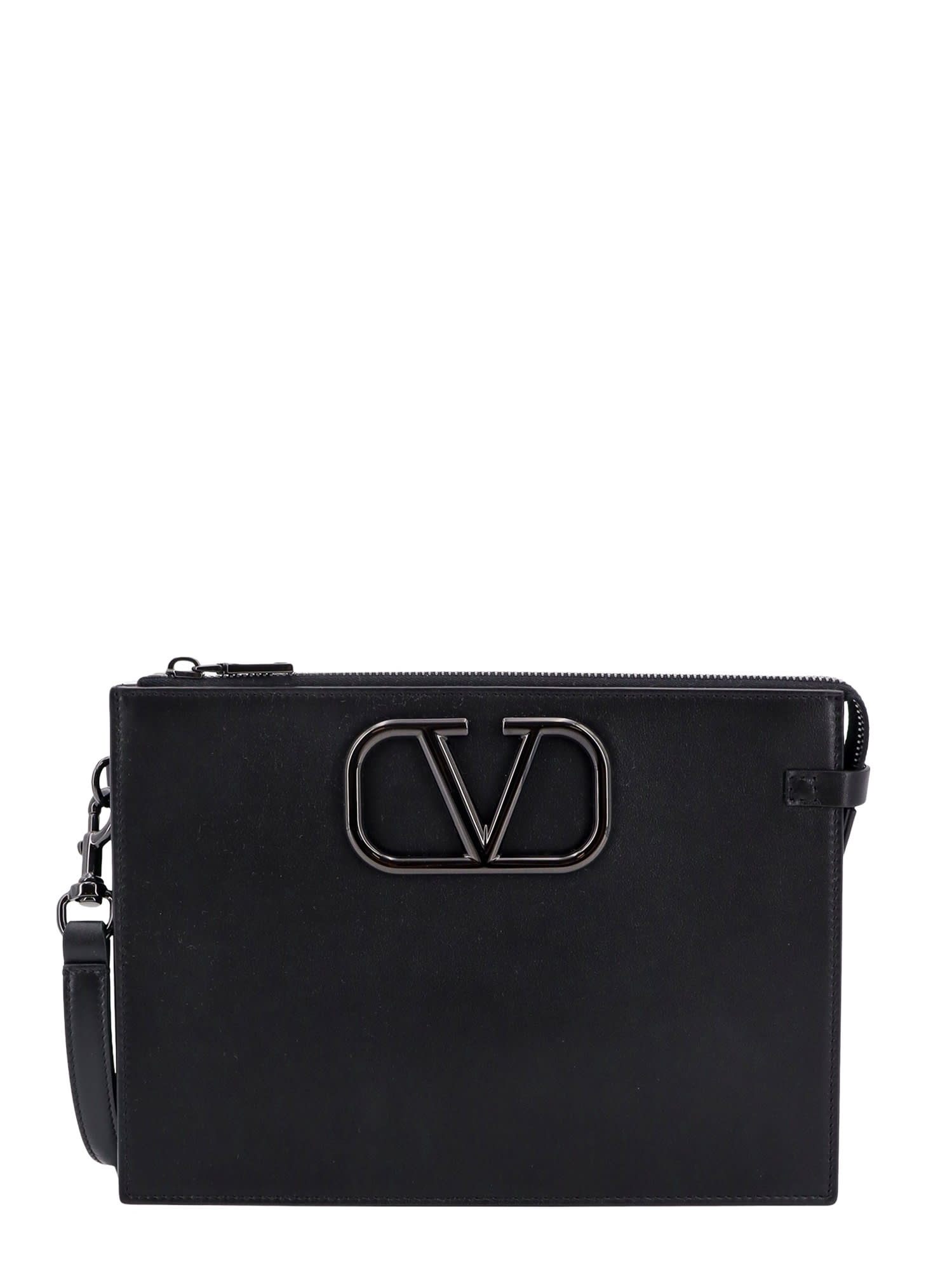 Shop Valentino Clutch In Black