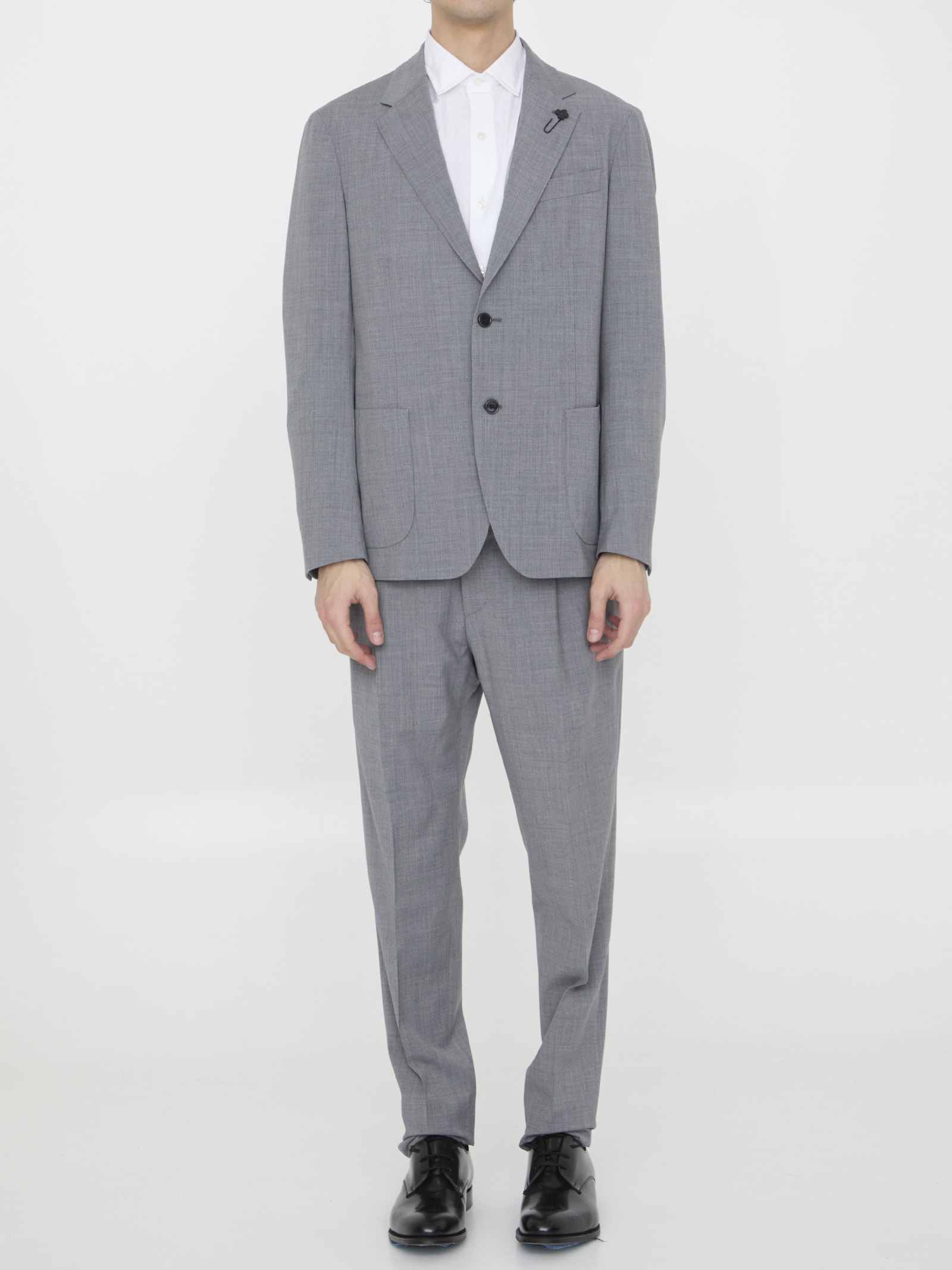 Lardini Two-piece Suit In Grey