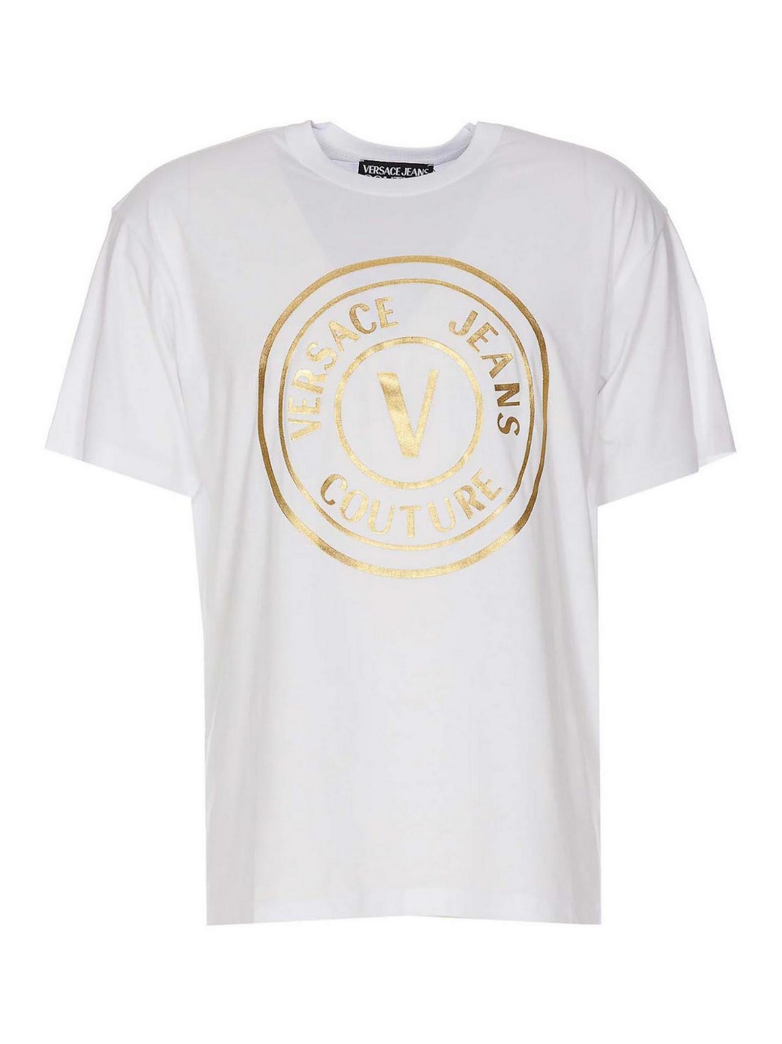 Versace Jeans Couture T-shirt In Yellow