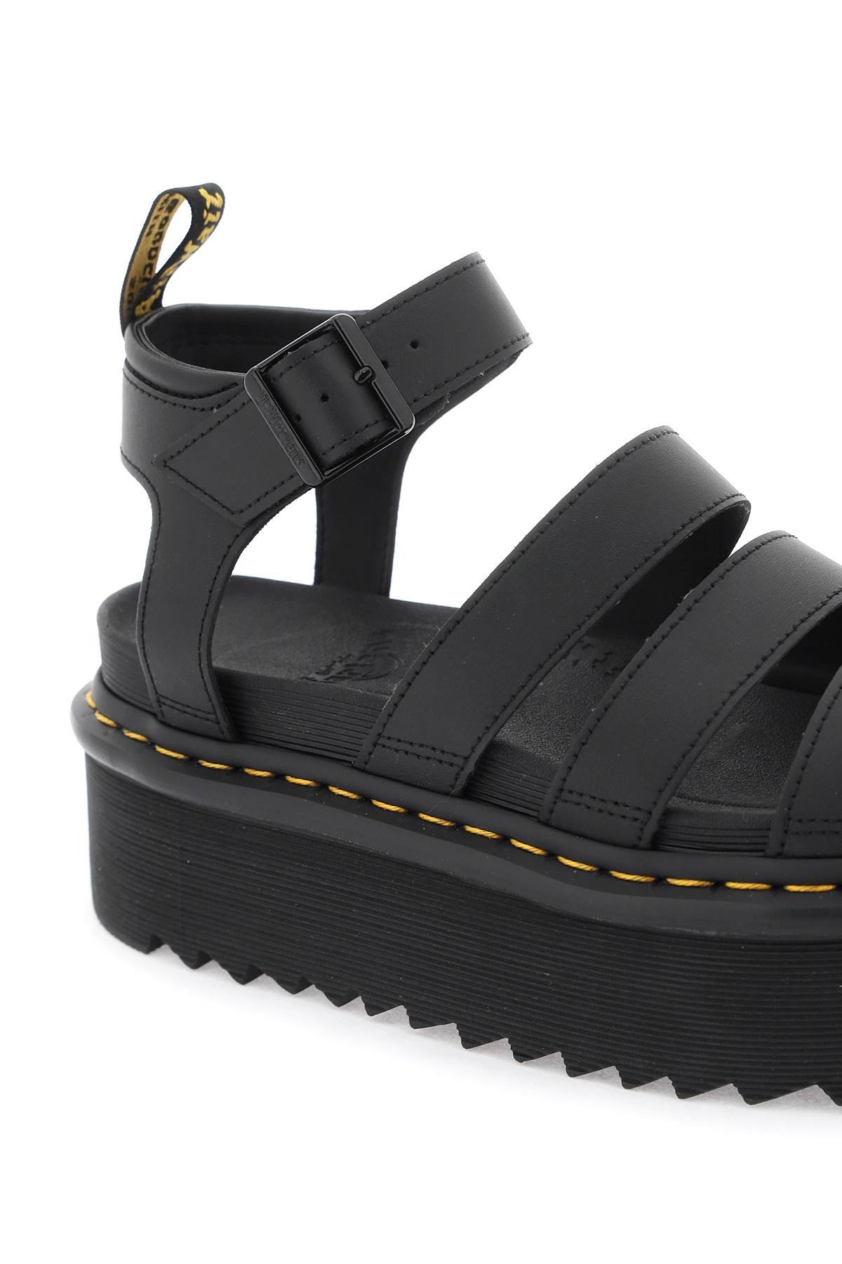 Dr. Martens' Blaire Quad Hydro Open Toe Sandals In Black