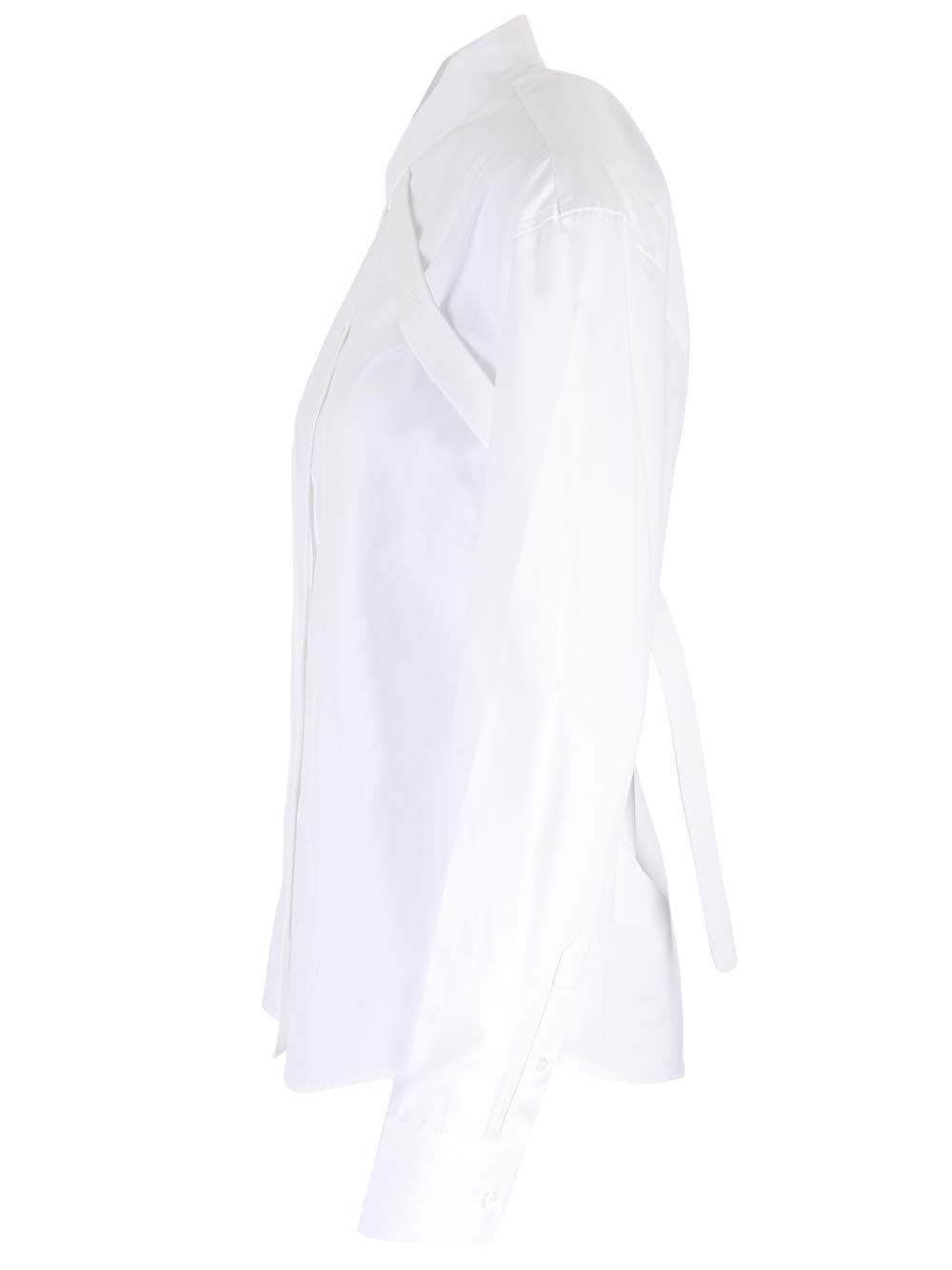 Shop Off-white Harness Collar Shirt In White