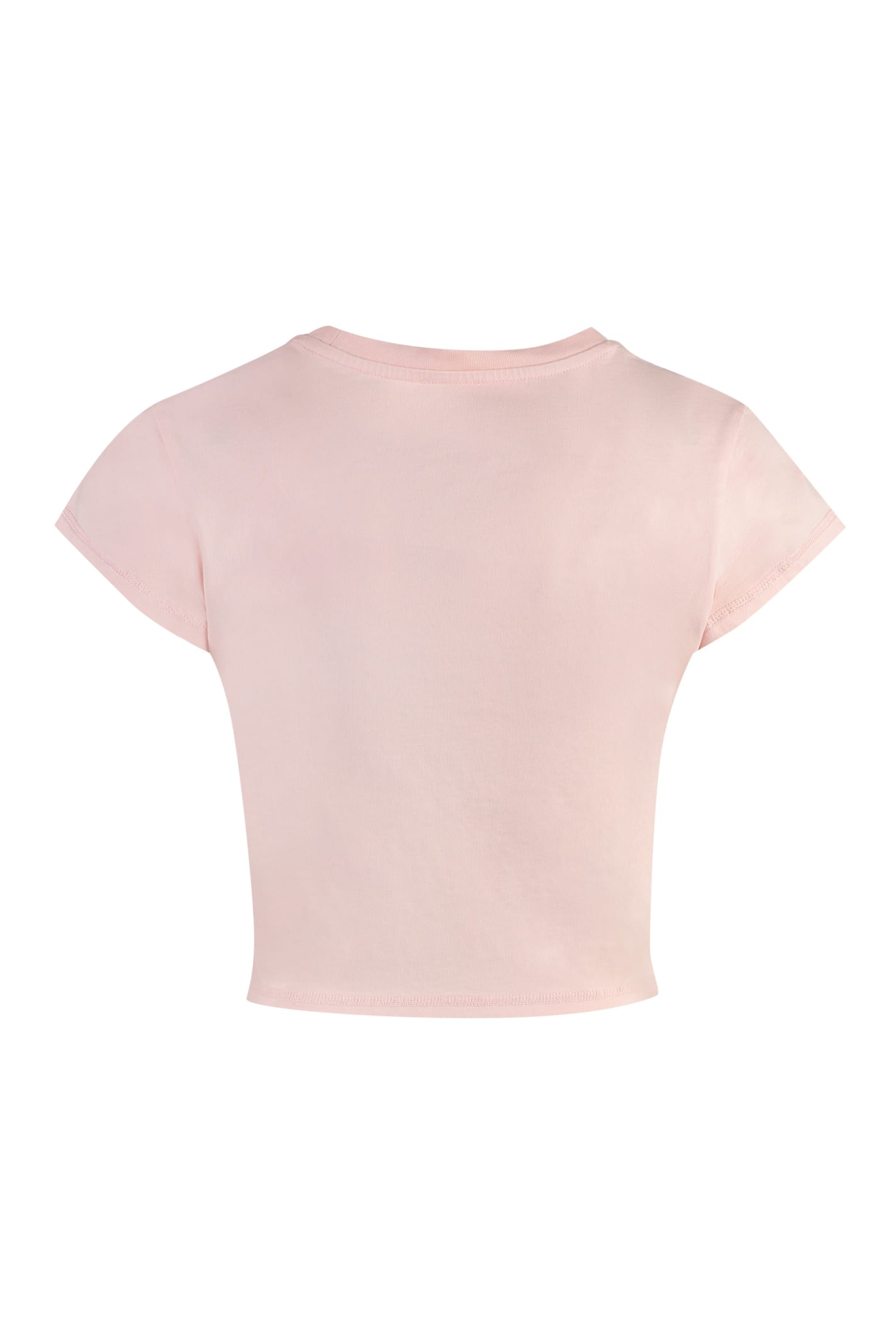 Shop Kenzo Logo Cotton T-shirt In Pink