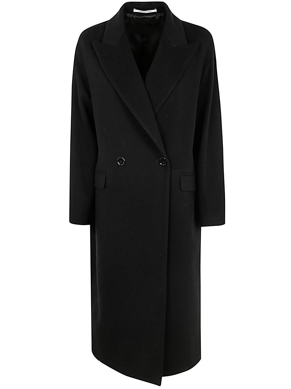 Shop Tagliatore Linden Woman Oversize Double Breasted Coat In Black