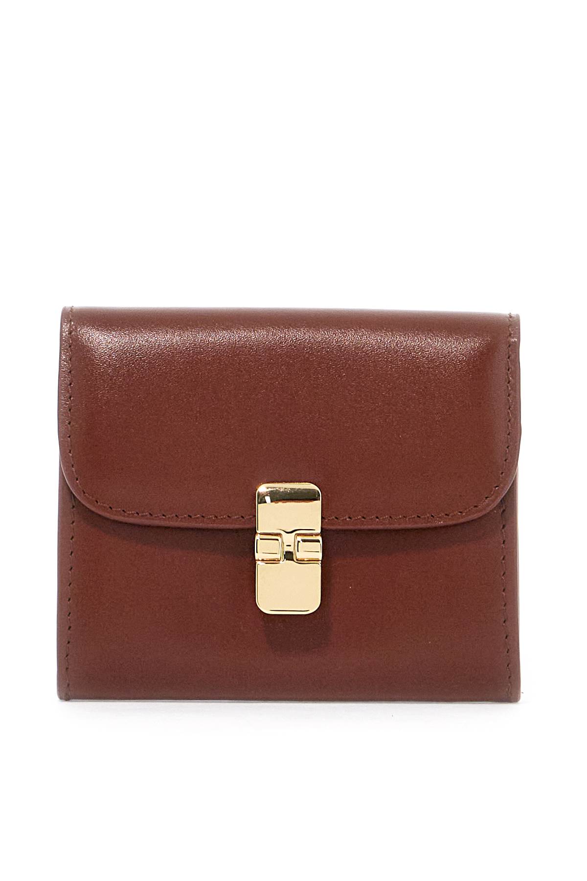 Shop Apc Compact Grace Wallet In Noisette (brown)