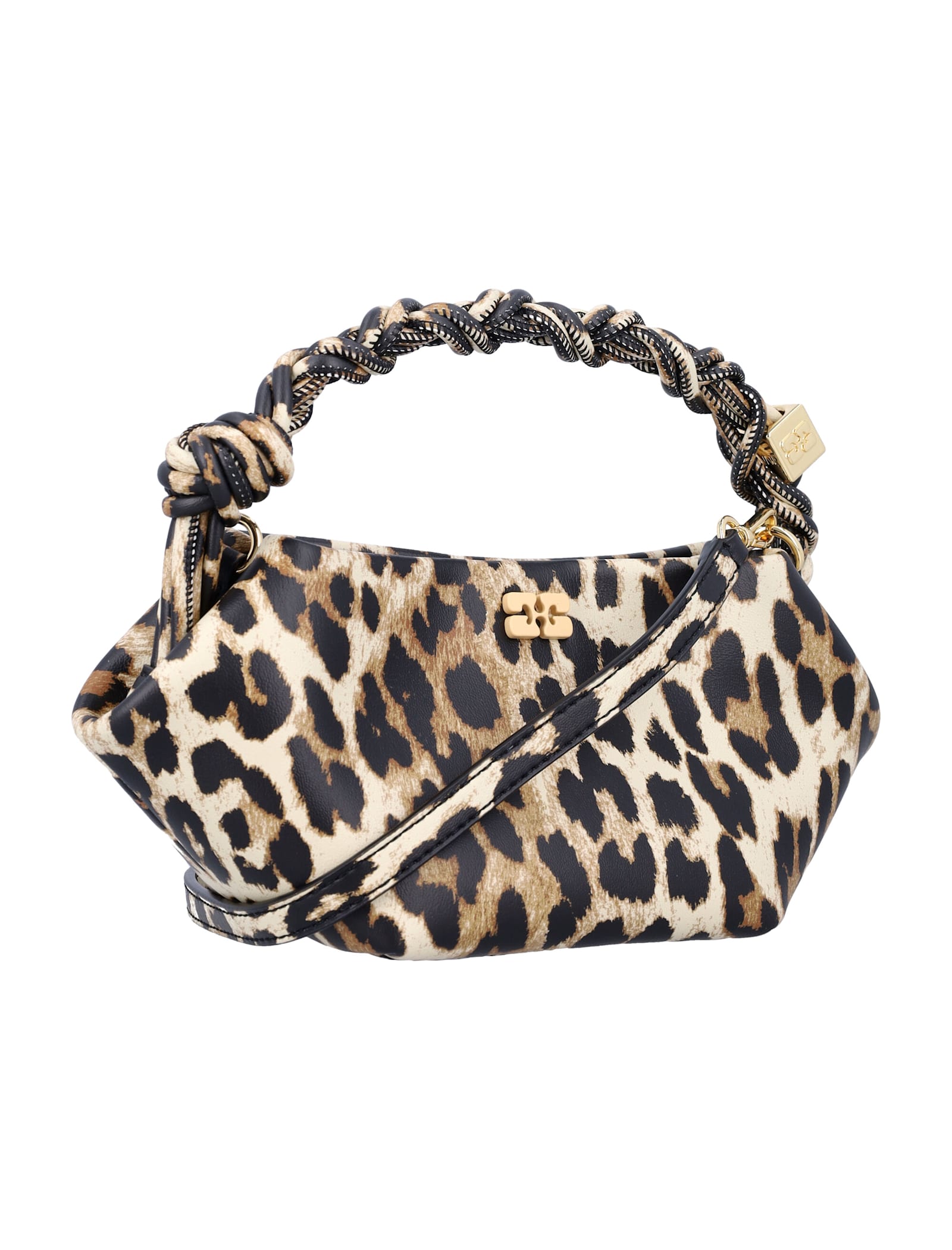 GANNI LEOPARD MINI GANNI BOU BAG