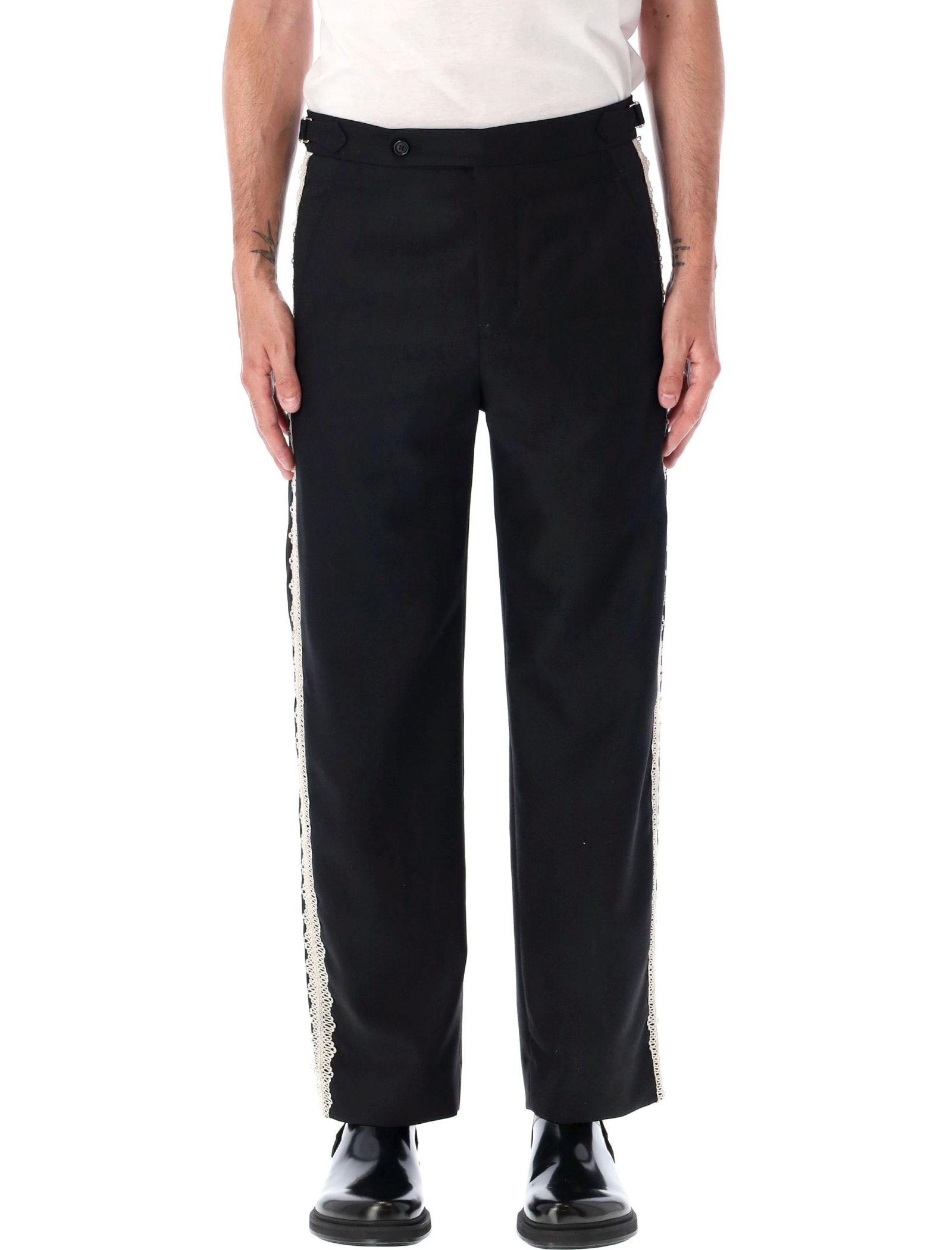 Lacework Side Buckle Trousers