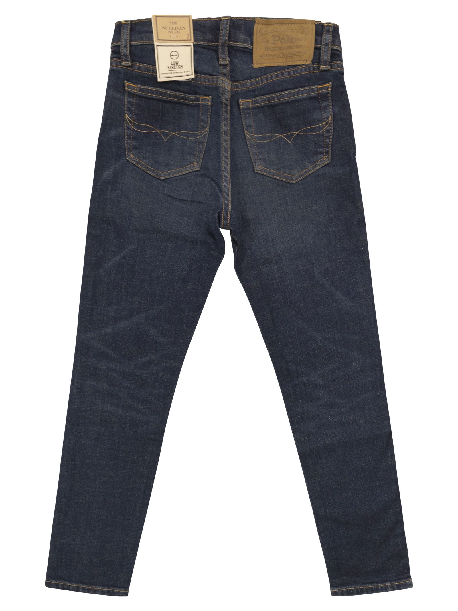 Polo Ralph Lauren Sullivan Jeans Slim Stretch In Dark Denim