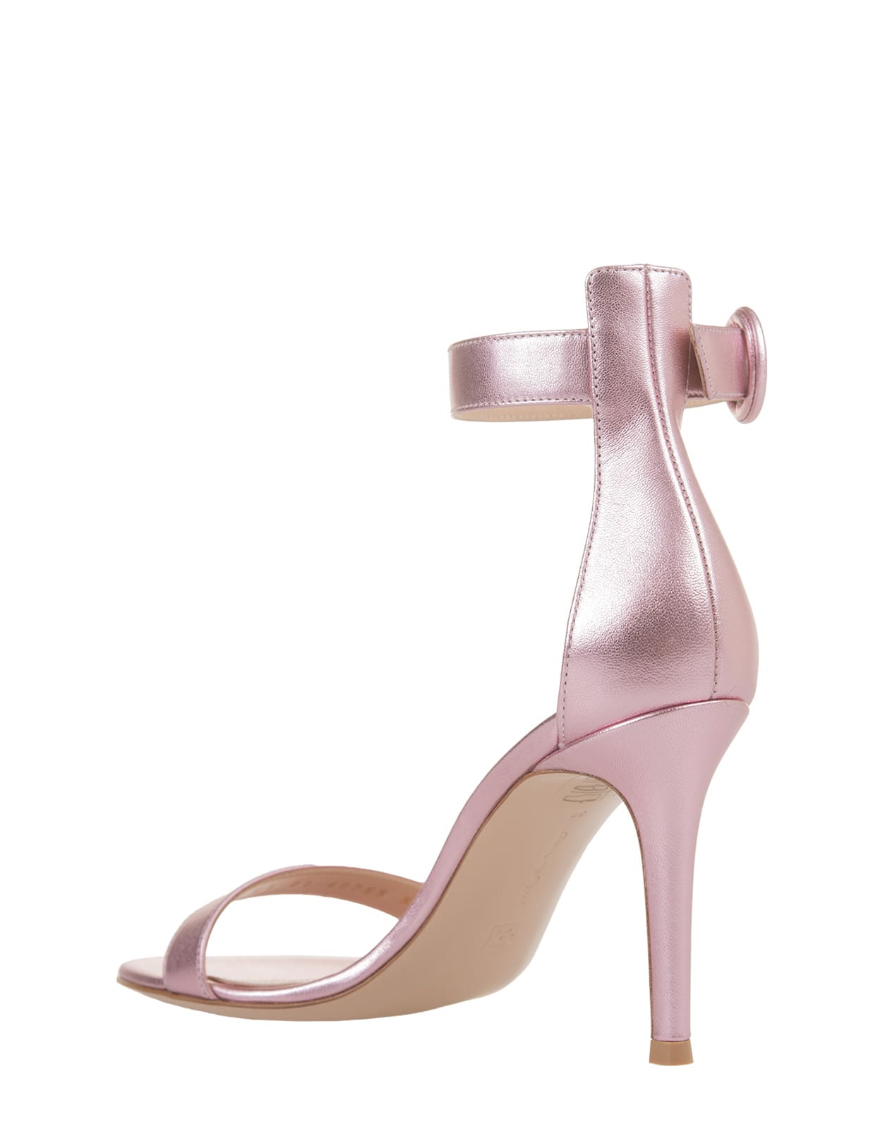 Shop Gianvito Rossi Pink Portofino 85 Sandals