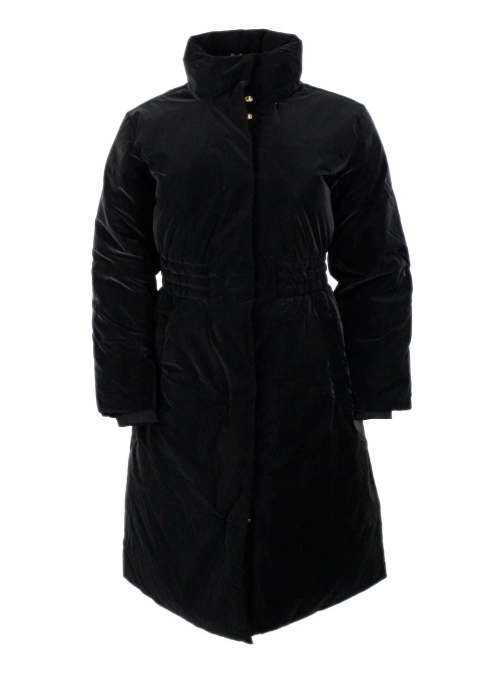 Shop Armani Exchange Coat In Black