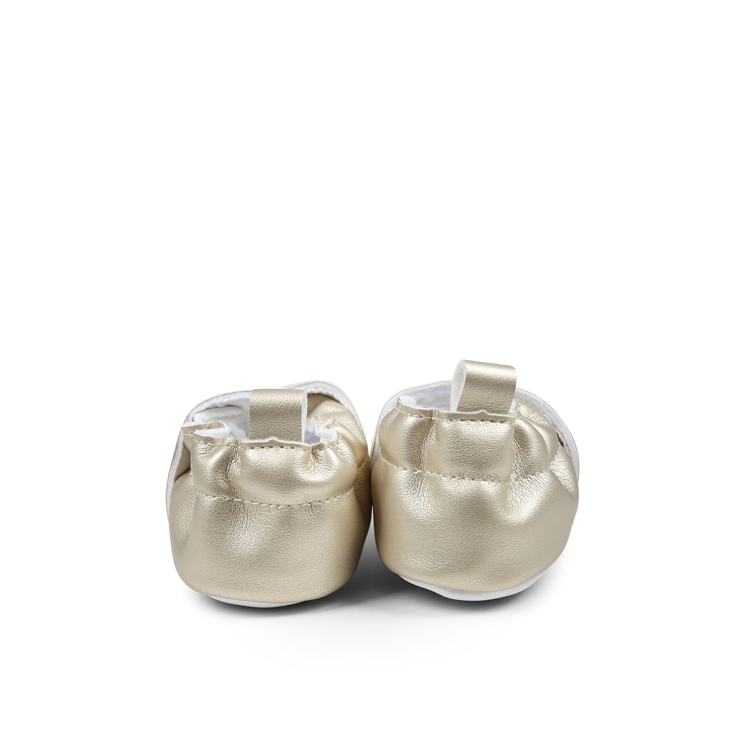 Karl Lagerfeld Gold Slip On For Babykids With Logo
