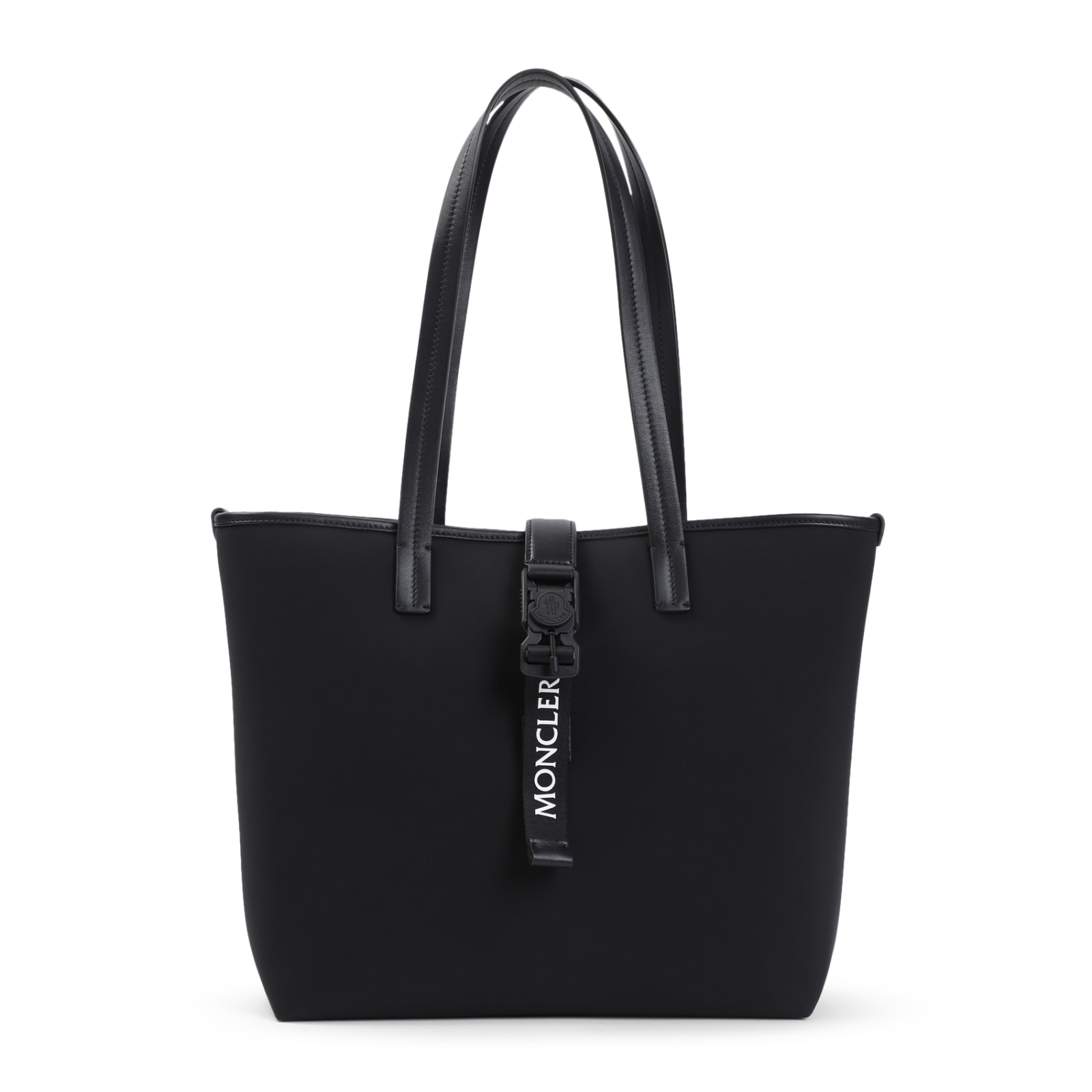 Shop Moncler Trick Tote Bag In Black