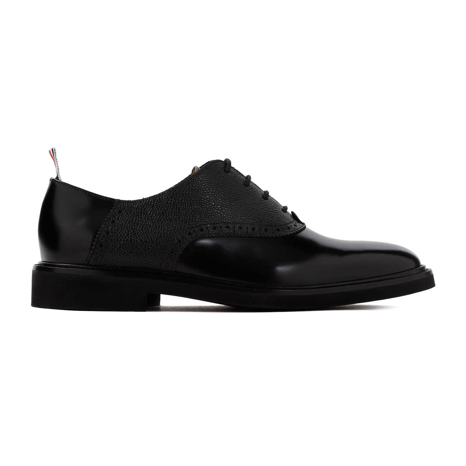 Shop Thom Browne Saddle Shoes In Black