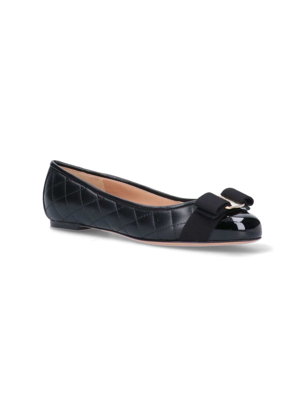 Ferragamo Ballet Flats Varina Patent Leather