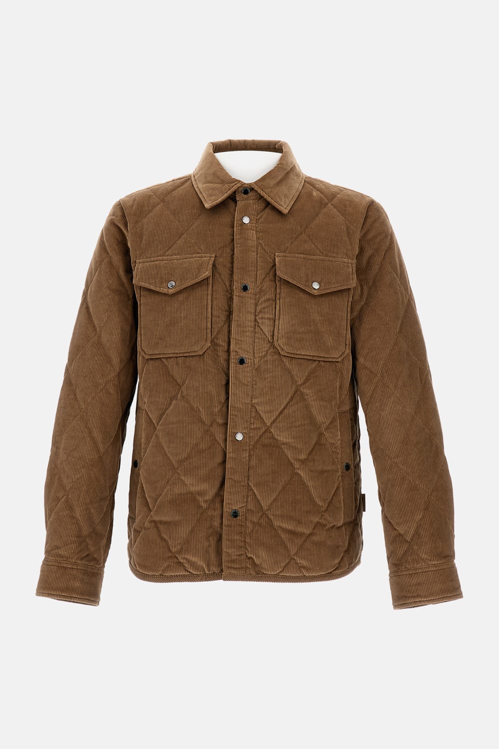 Woolrich Alaskan Velvet Shirt Jacket In Brown
