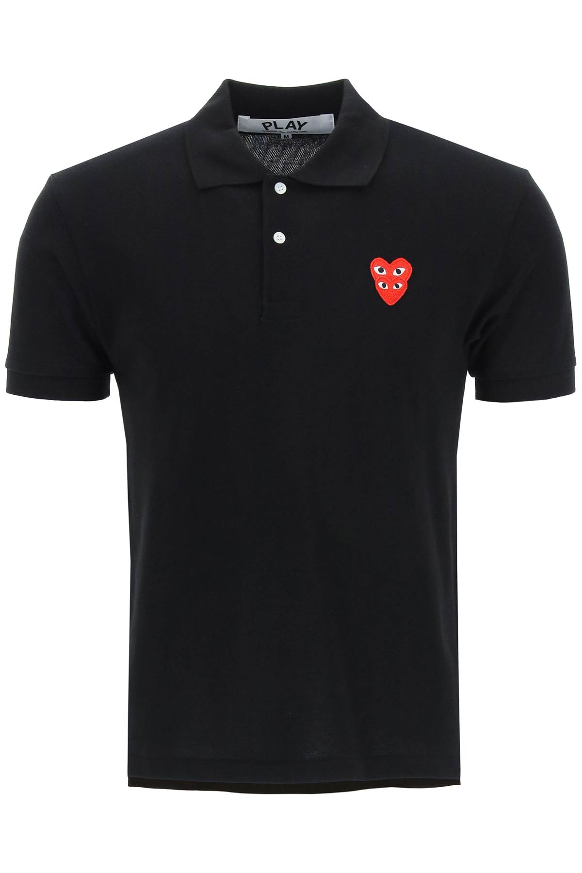 Comme des Garçons Play Polo Shirt With Logo Patch