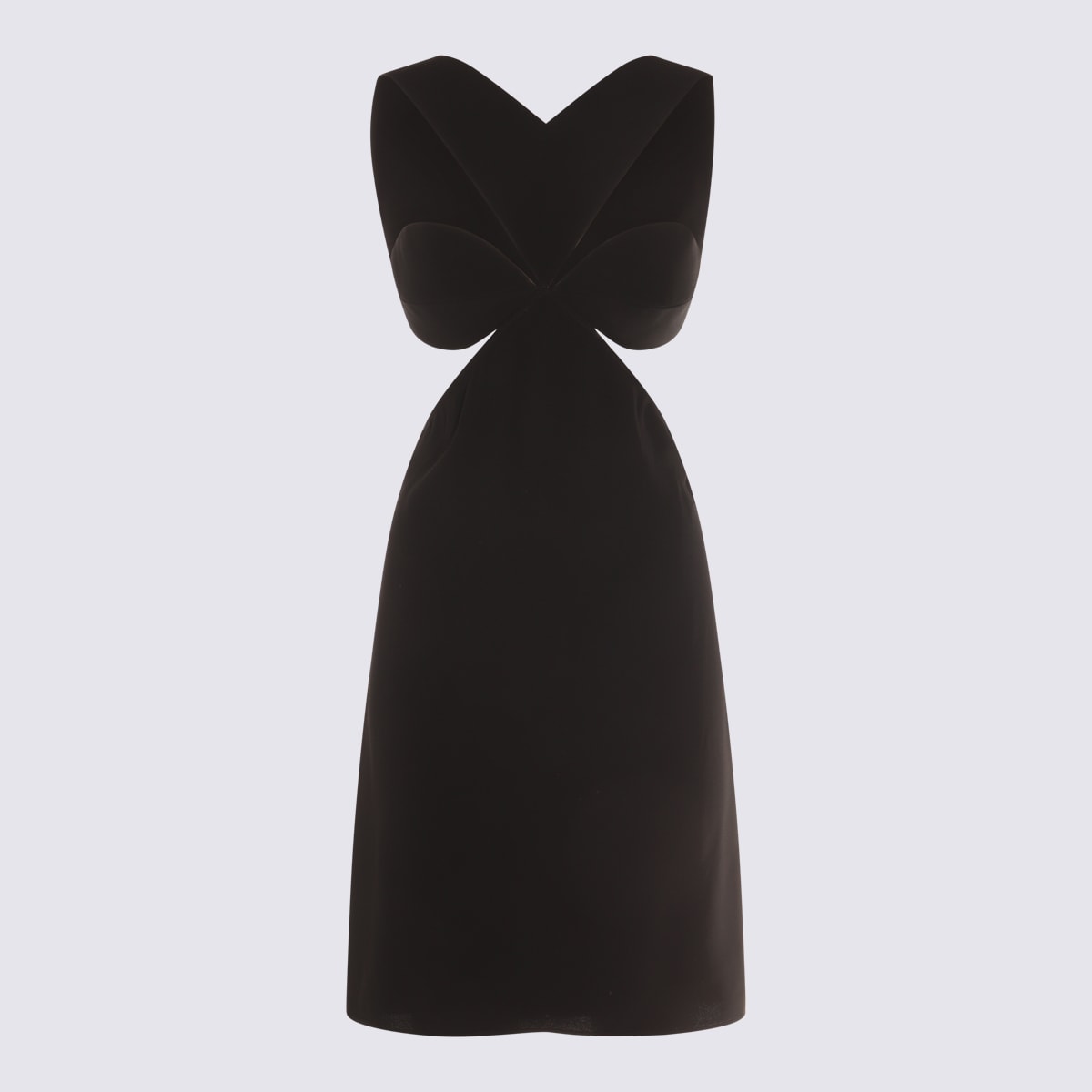Shop Givenchy Black Viscose Mini Dress