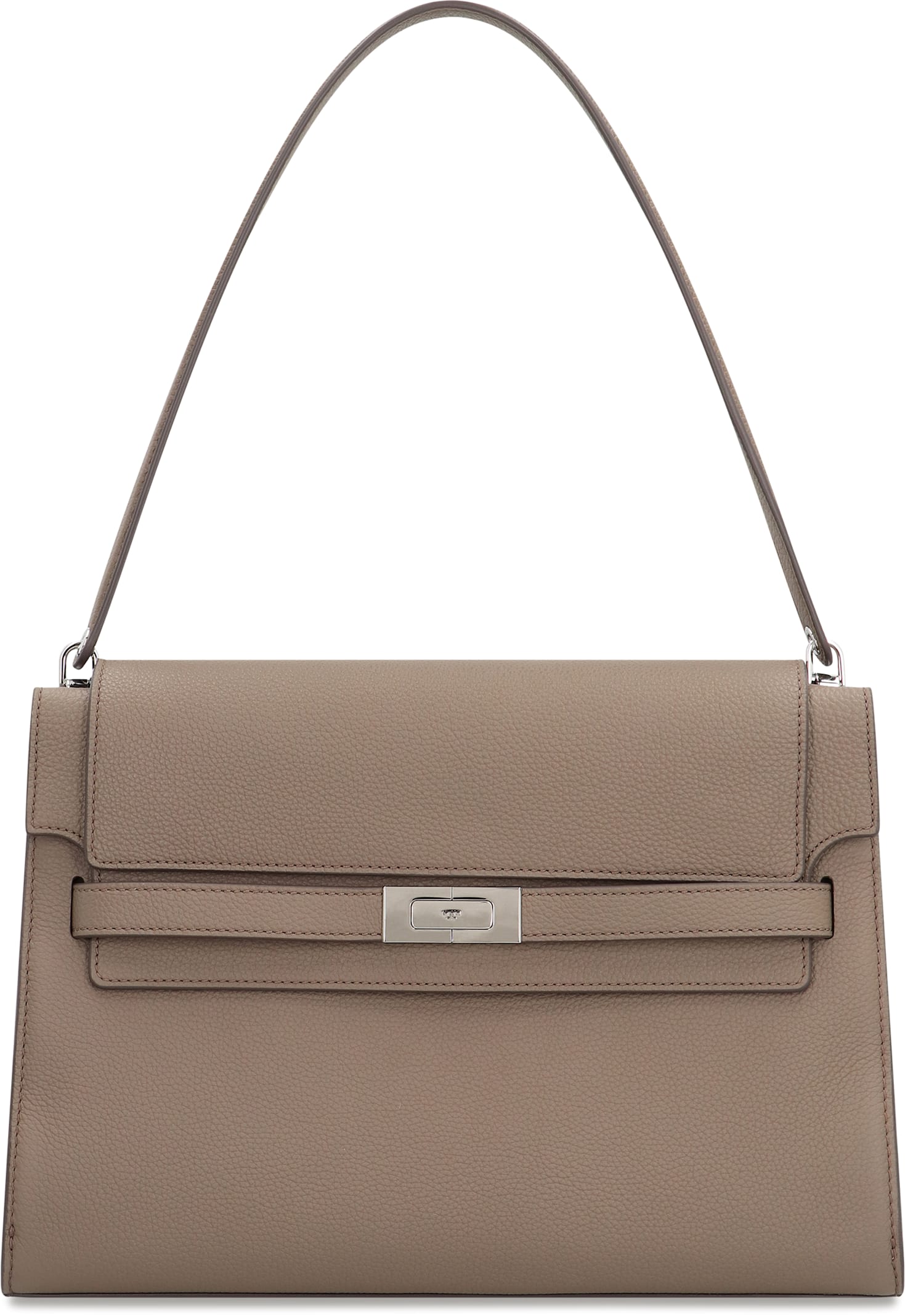 Tory Burch Lee Radziwilli Grande Shoulder Bag In Gray