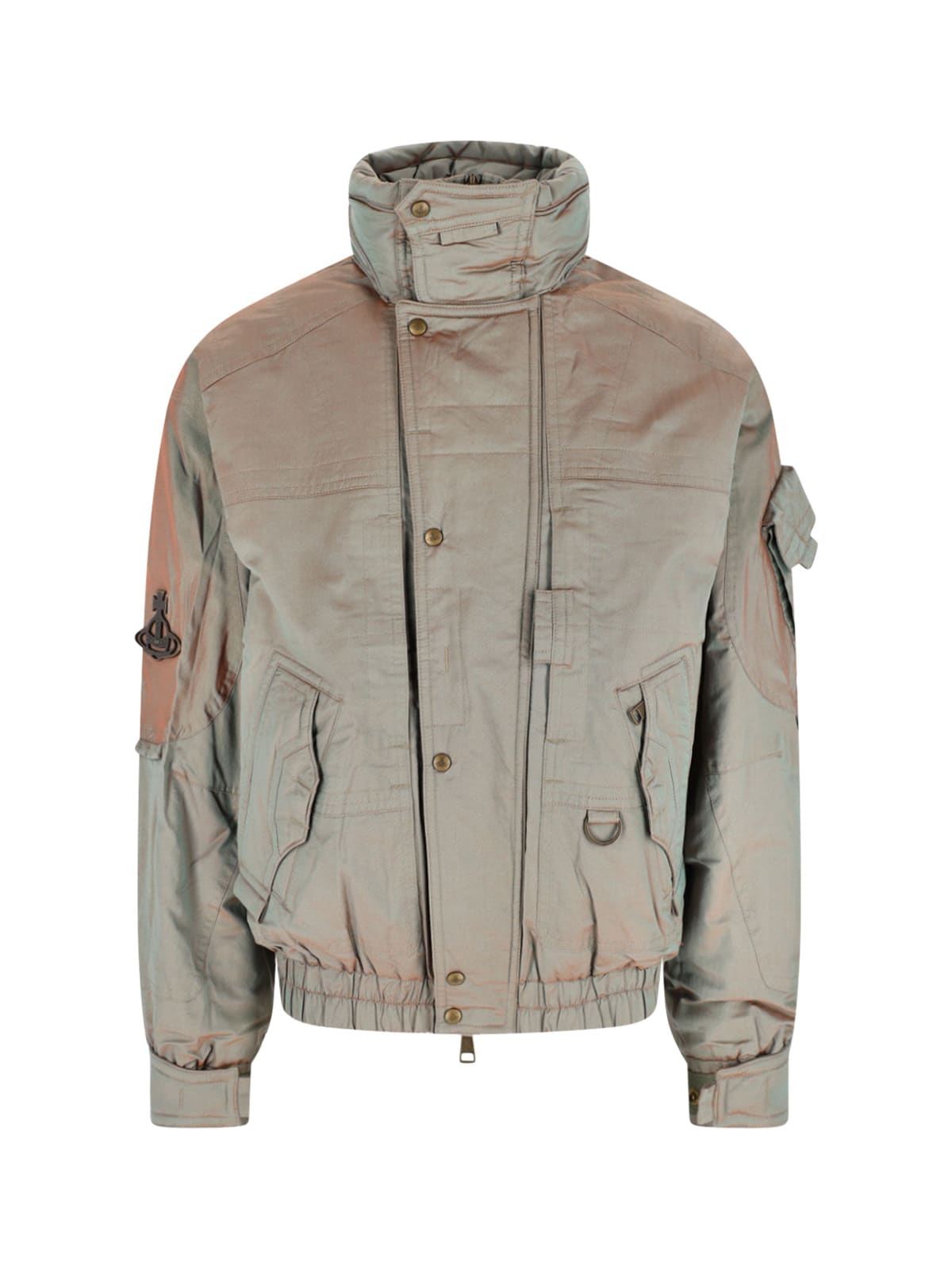 Vivienne Westwood Nevada Bomber Cangiante Gabardine Sage-green 52 Men