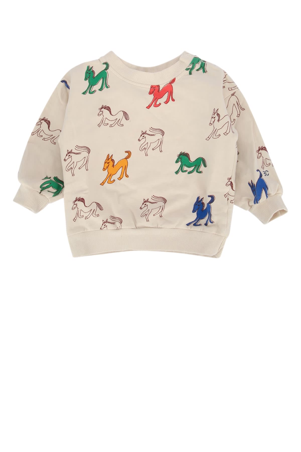 Bobo Choses Baby Wonder Horse All Over Sweatshirt In Neutral