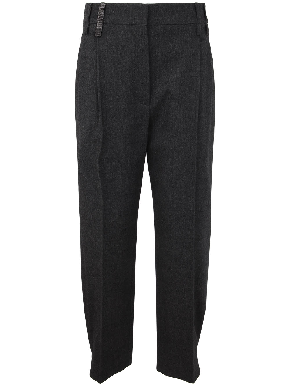 Brunello Cucinelli Regular Pants In Dark Grey
