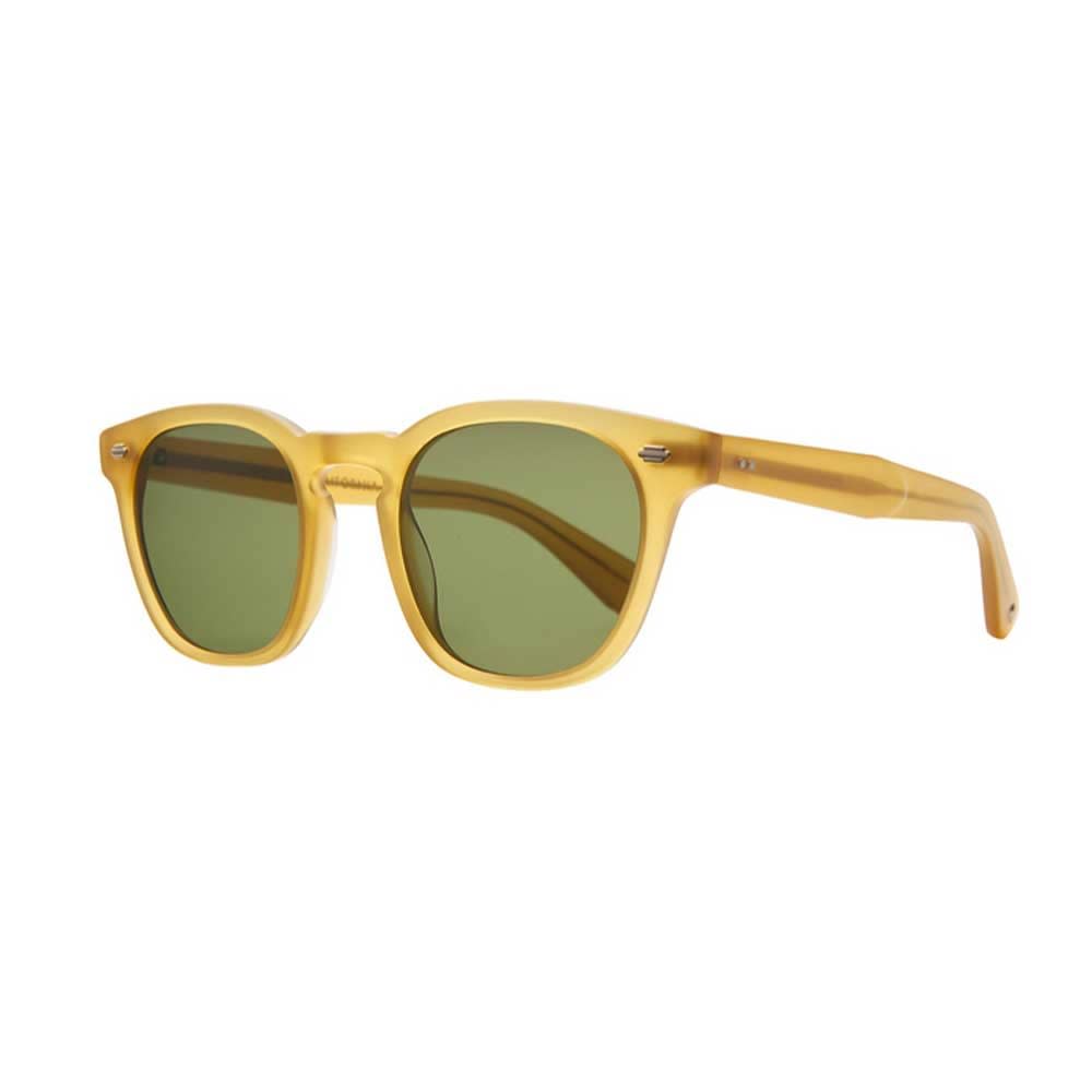 Shop Garrett Leight Sunglasses In Giallo/verde