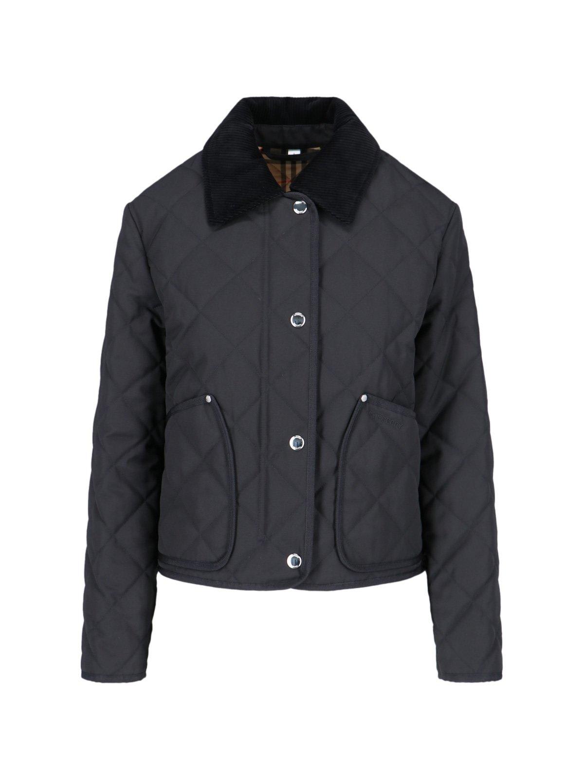 BURBERRY LONG SLEEVED QUILTED JACKET
