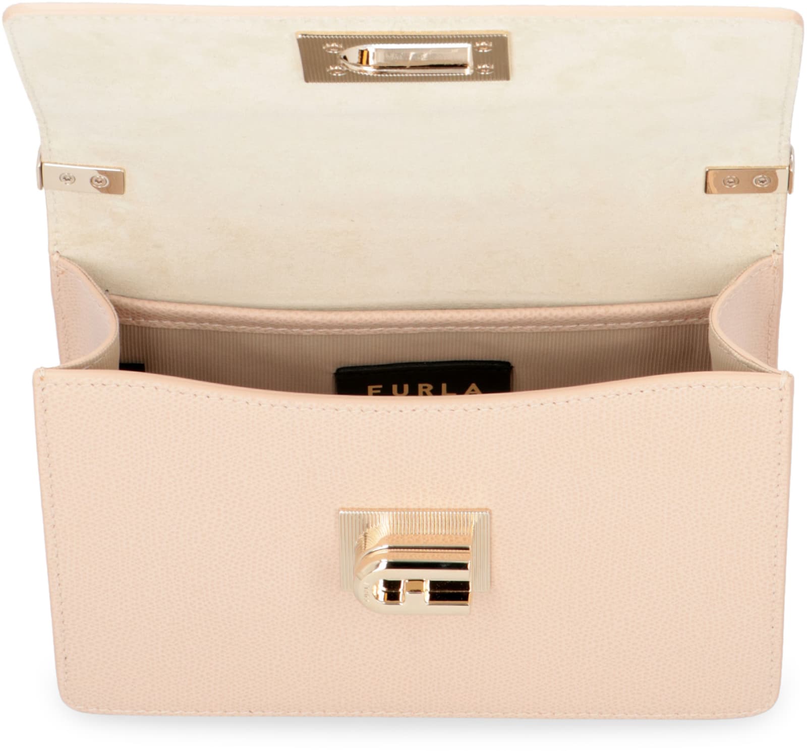 Shop Furla 1927 Leather Mini Crossbody Bag