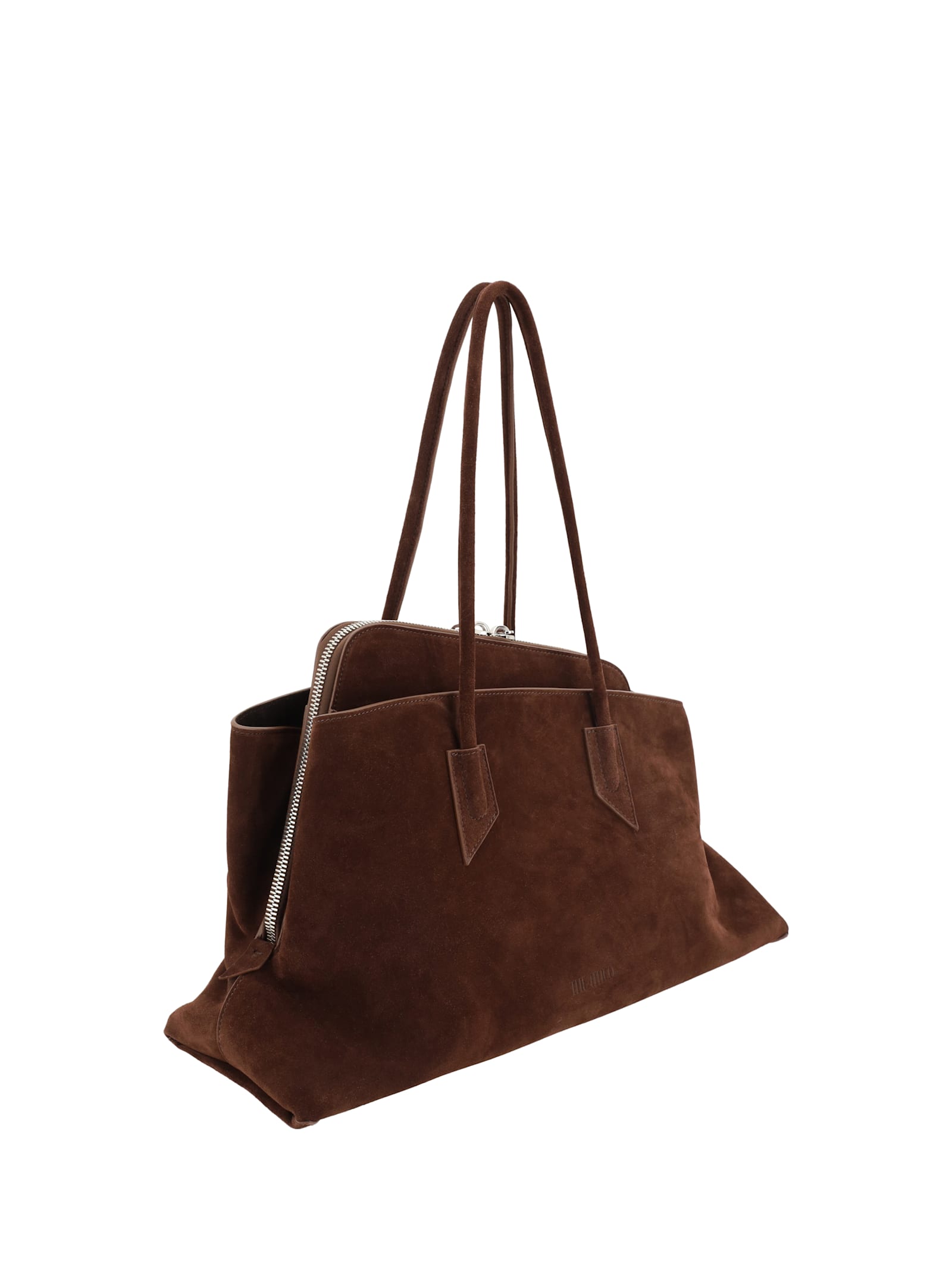 Attico La Passeggiata Shoulder Bag In Brown
