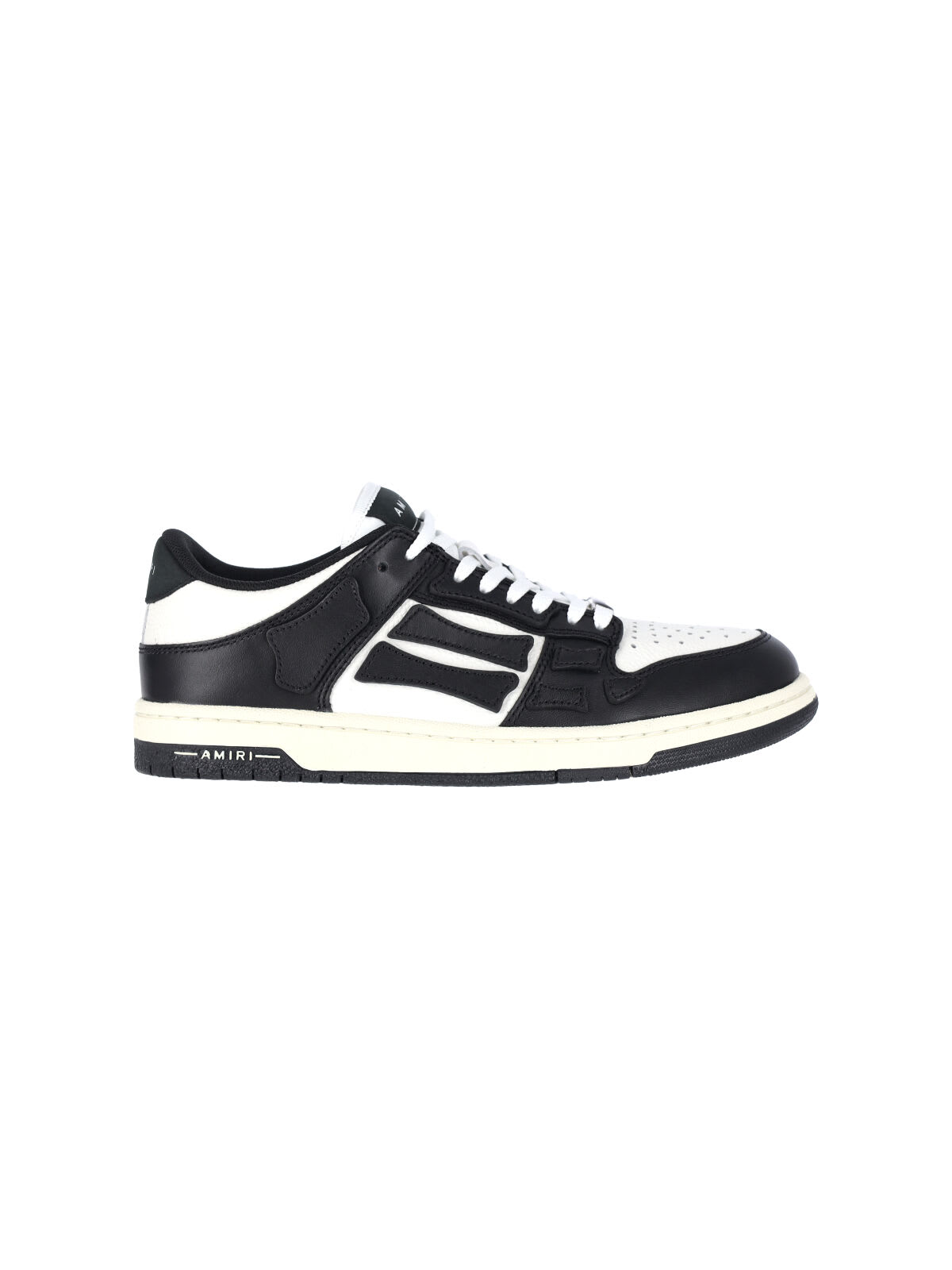 Amiri Contemporary Black Sneakers With Elevated Midsole In Black