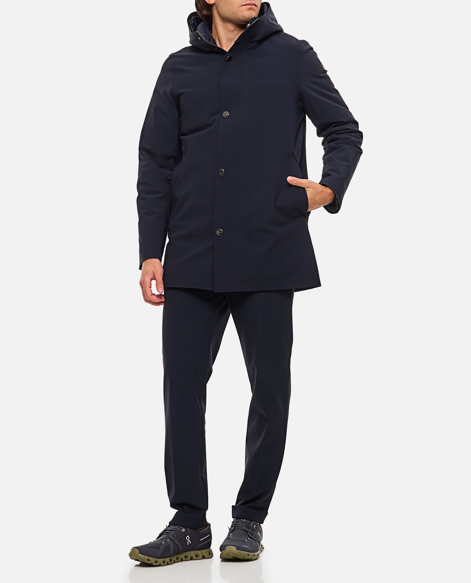 Shop Rrd - Roberto Ricci Design Down Under Floating Parka Jkt In Blue