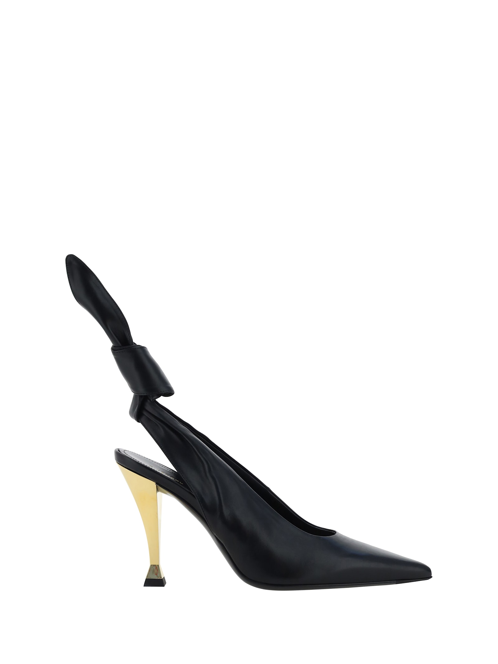 Shop Givenchy Beauw Pumps In Black-golden