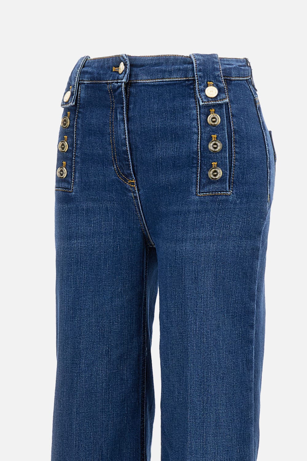 Elisabetta Franchi Womens Jeans Trousers In Blue